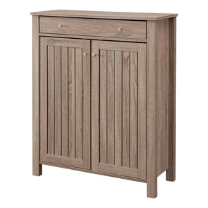 furniture of america jessa contemporary wooden slatted shoe cabinet