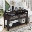 Furniture of America Tayler Contemporary Wood Storage Console Table in Espresso