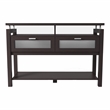 Furniture of America Tayler Contemporary Wood Storage Console Table in Espresso