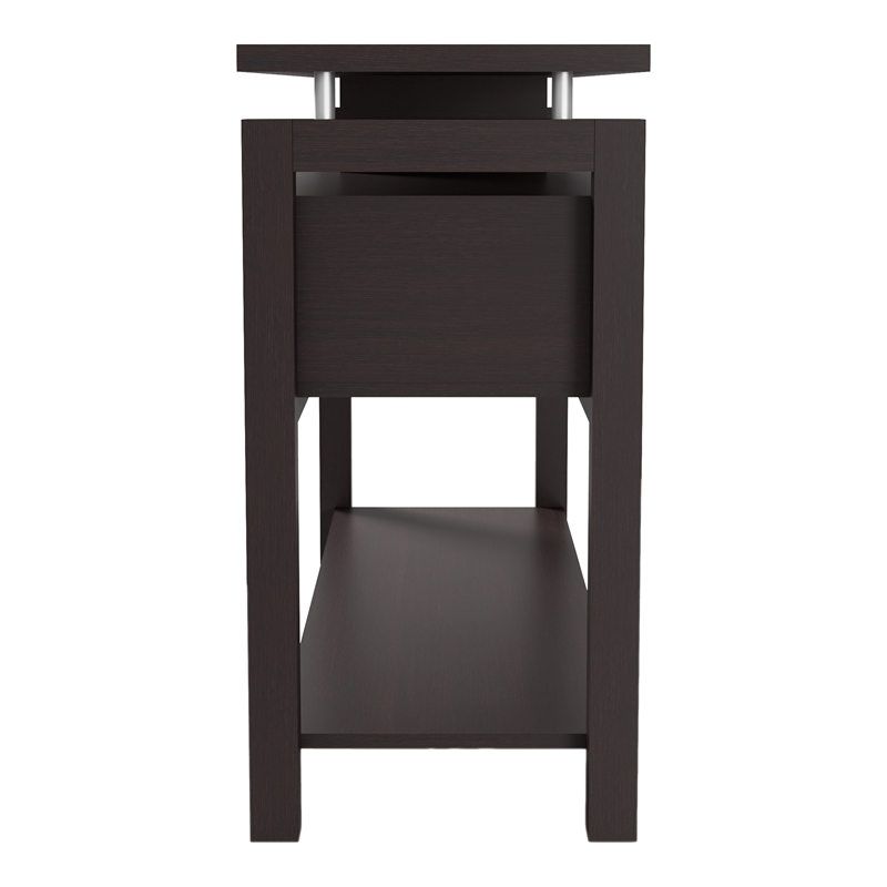 Furniture of America Tayler Contemporary Wood Storage Console Table in Espresso