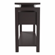 Furniture of America Tayler Contemporary Wood Storage Console Table in Espresso