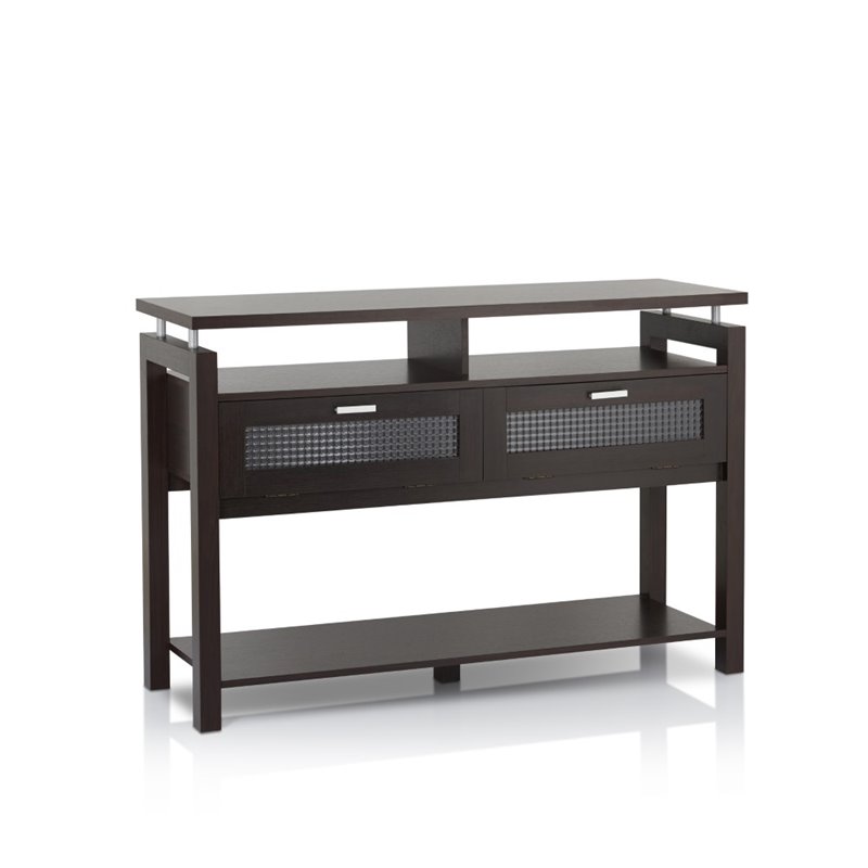 Furniture Of America Tayler Storage Console Table In Espresso Ynj Furniture Of America Tayler Storage Console Table In Espresso Ynj 1532c5