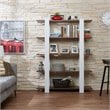 Furniture of America Bess Modern Wood 5-Shelf Bookcase in White