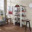 Furniture of America Bess Modern Wood 5-Shelf Bookcase in White