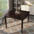 Furniture of America Arriane Wood Expandable Counter Dining Table in Espresso