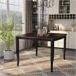 Furniture of America Arriane Wood Expandable Counter Dining Table in Espresso