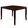 Furniture of America Arriane Wood Expandable Counter Dining Table in Espresso