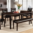 Furniture of America Arriane Wood Rectangle Dining Table in Espresso
