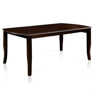 Furniture of America Arriane Wood Rectangle Dining Table in Espresso