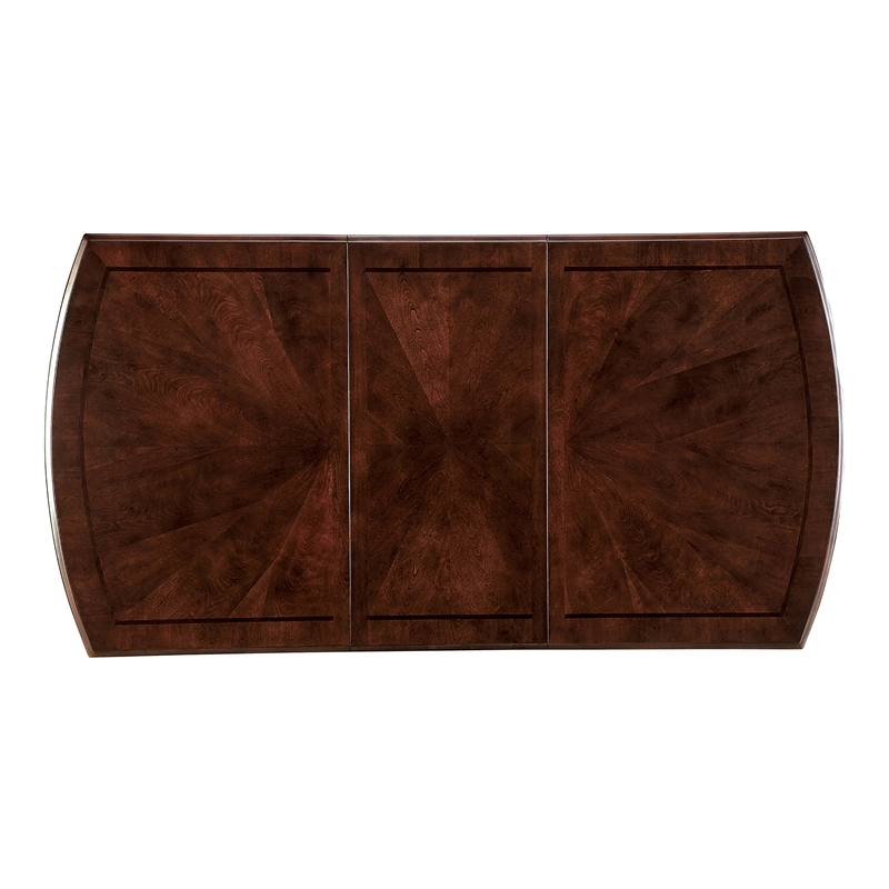 Furniture of America Arriane Solid Wood 6-Piece Dining Table Set in Dark Cherry