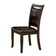 Furniture of America Arriane Solid Wood 6-Piece Dining Table Set in Dark Cherry