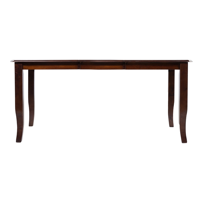 Furniture of America Arriane Solid Wood 6-Piece Dining Table Set in Dark Cherry