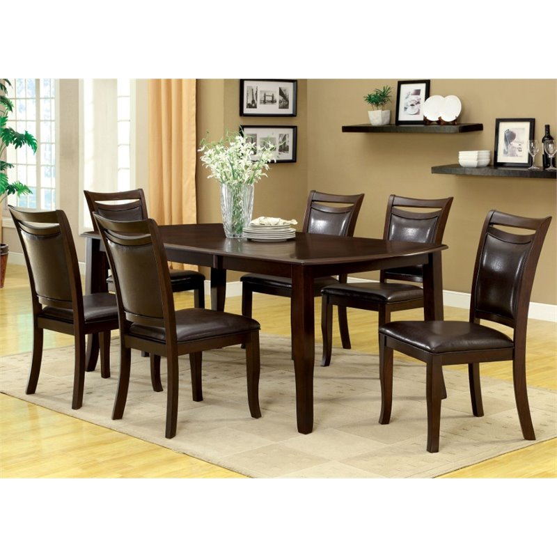 solid wood 6 piece dining set