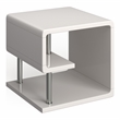 Furniture of America Lazer Contemporary Wood 2-Piece Coffee Table Set in White