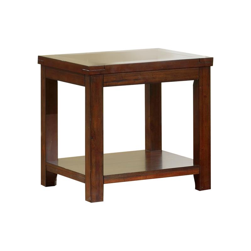 Furniture of America Granger Wood 3Piece Coffee Table Set in Dark