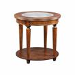 Furniture of America Chrinus 3-Piece Wood Coffee Table Set in Dark Cherry