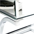 Furniture of America Xander Metal 2-Piece Coffee Table Set in Chrome