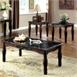 Furniture of America Jinson Wood 4-Piece Coffee Table Set in Espresso