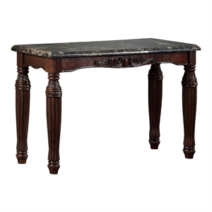 furniture of america jinson traditional wood console table in espresso