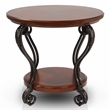 Furniture of America Azea Solid Wood 4-Piece Coffee Table Set in Brown Cherry