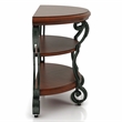 Furniture of America Azea Solid Wood 4-Piece Coffee Table Set in Brown Cherry