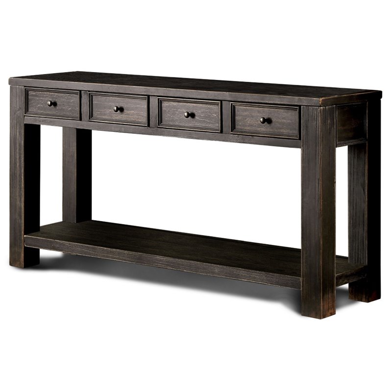 Furniture Of America Deston, Black Sofa Tables