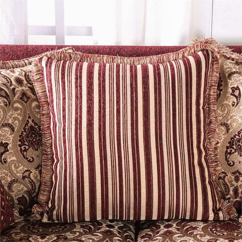 Hesp/éride Saona Coffee Table Diameter 50 cm Burgundy