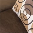 Furniture of America Tremble Transitional Fabric 2-Piece Sofa Set in Chocolate