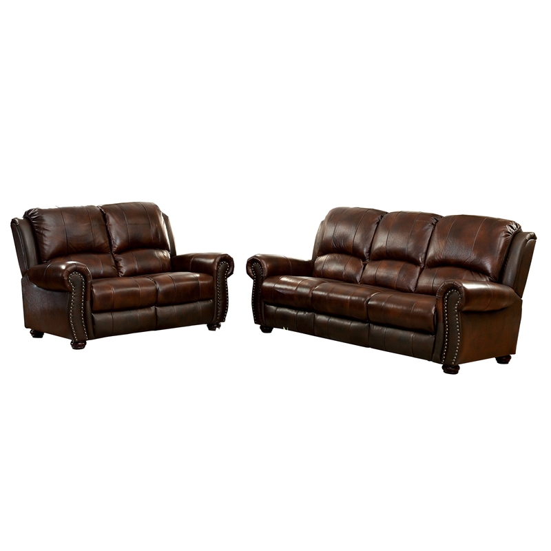 Furniture Of America Garry 2 Piece Top, Jcpenney Leather Sofa