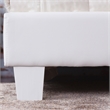 Furniture of America Ramone Faux Leather Twin Platform Bed in White