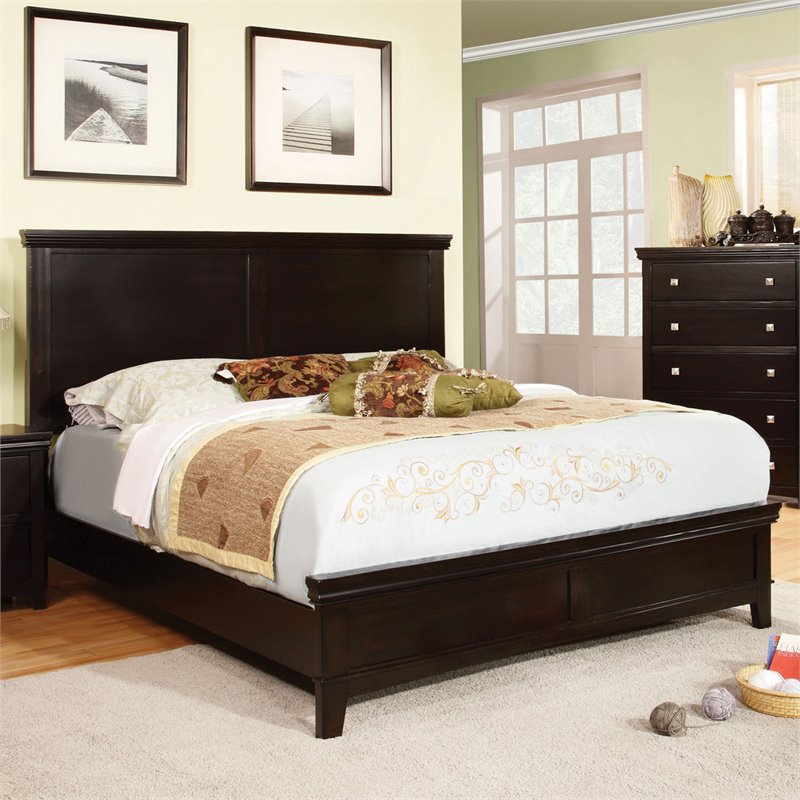 Furniture Of America Fanquite California King Bed In Espresso Idf Furniture Of America Fanquite California King Bed In Espresso