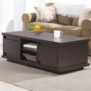 Furniture of America Logan Coffee Table in Walnut