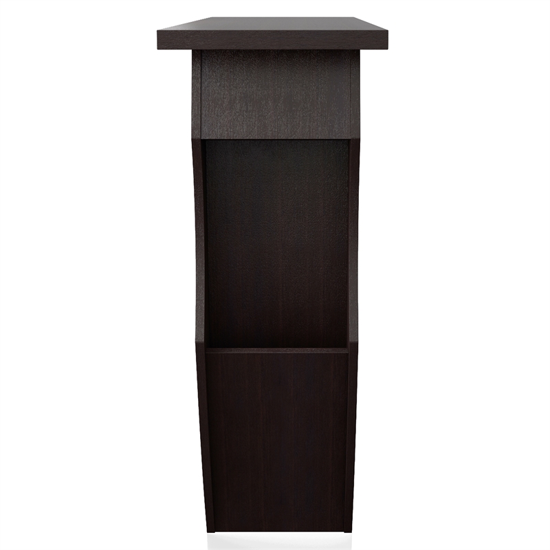 Furniture of America Trunta Contemporary Wood 1-Drawer Console Table in Walnut