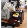 Furniture of America Isabel Transitional Wood 1-Drawer End Table in Walnut