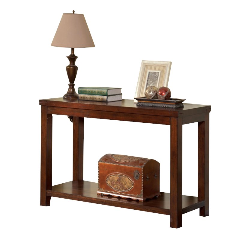 Furniture Of America Granger Transitional Wood Console Table In Cherry Idf 4107s