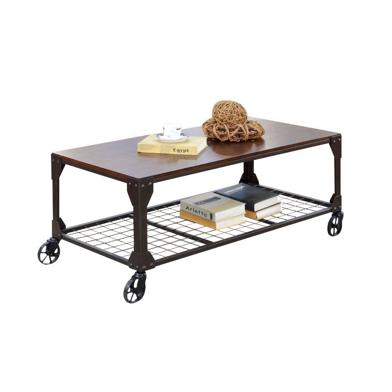 Furniture of America Benellie Coffee Table with Casters in ...