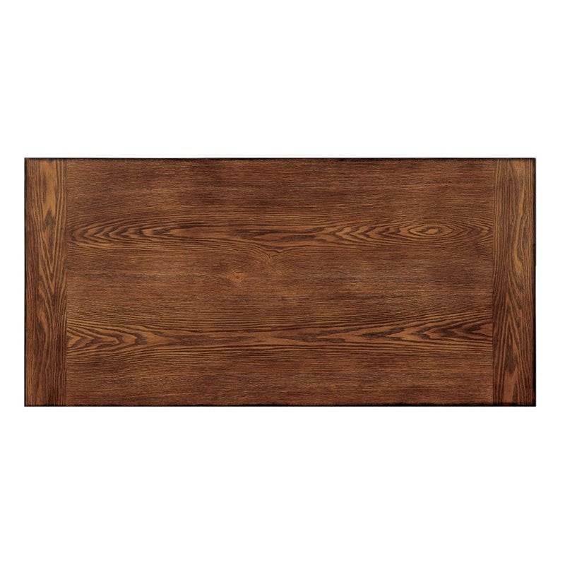 Furniture of America Saucedo Wood 3-Piece Coffee Table Set in Medium Oak