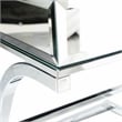 Furniture of America Xander Contemporary Metal Coffee Table in Chrome