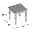 Furniture of America Jinson Wood 3-Piece Coffee Table Set in Espresso