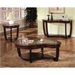 Furniture of America Tunton Solid Wood 1-Shelf End Table in Dark Cherry