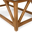 Furniture of America Marqueze Industrial Wood Coffee Table in Natural Tone