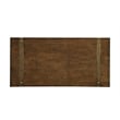 Furniture of America Erasmus Transitional Wood 1-Shelf Console Table in Dark Oak