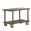 Furniture of America Erasmus Transitional Wood 1-Shelf Console Table in Dark Oak