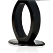 Furniture of America Mason Contemporary Wood Console Table in Glossy Black