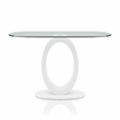 Furniture of America Mason Contemporary Wood Console Table in White