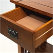 Furniture of America Davis Cottage Wood 1-Drawer End Table in Antique Oak