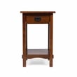 Furniture of America Davis Cottage Wood 1-Drawer End Table in Antique Oak