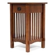Furniture of America Davis Cottage Wood 1-Drawer End Table in Antique Oak