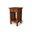 Furniture of America Davis Cottage Wood 1-Drawer End Table in Antique Oak
