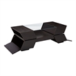 Furniture of America Addison Contemporary Wood Storage Coffee Table in Espresso
